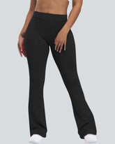 Daze V Back High Waist Scrunch Flare Leggings